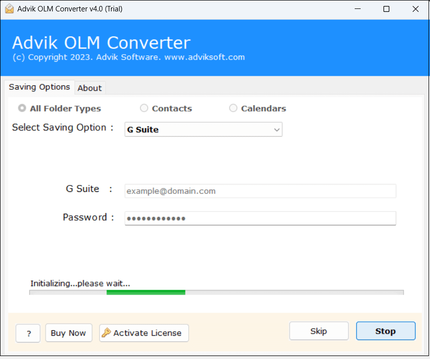 OLM to Google Workspace migration