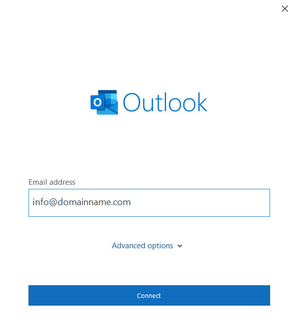 add rackspace email to outlook