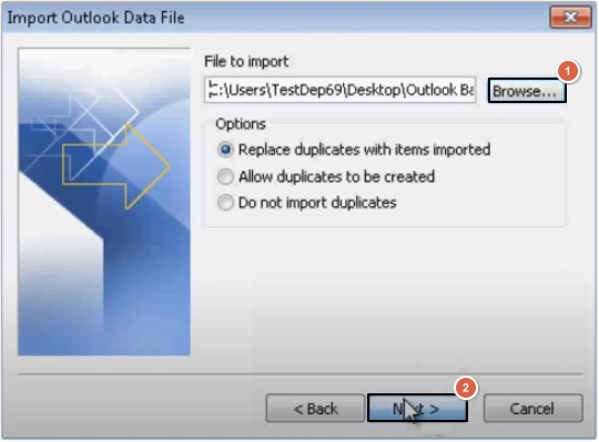 add pst file