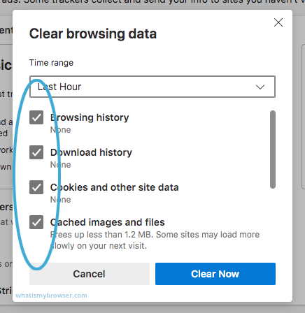 Clear Cache & Cookies to solve gmail error 400