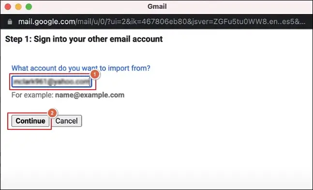 enter zoho mail login details