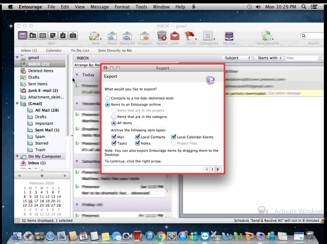import Entourage to Thunderbird