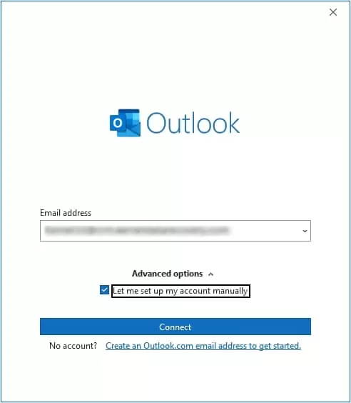 configure your hostgator account with outlook