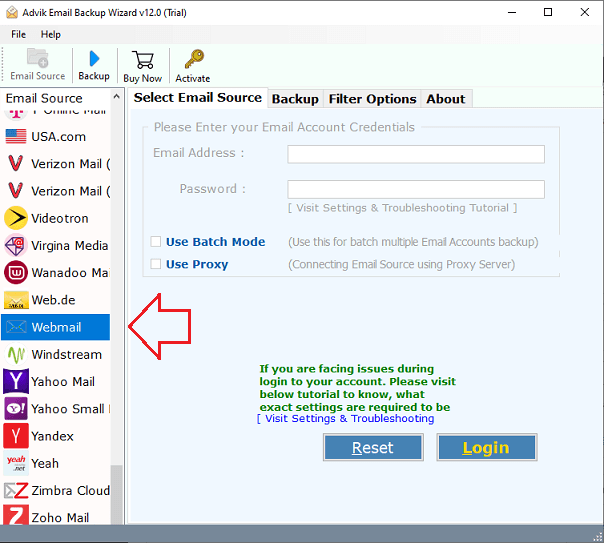Migrate from Webmail to Outlook.com