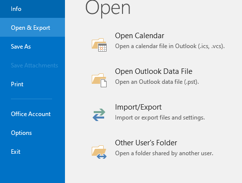 Click on File >> Options