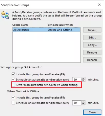 Outlook shared mailbox not updating automatically