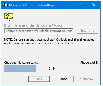 Click on Start