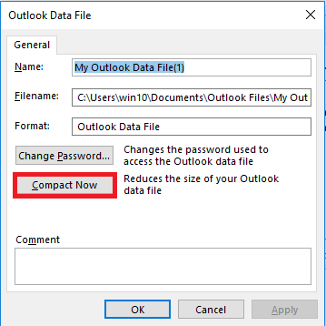 Click on Compact Now