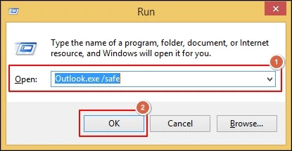 Run Outlook in Safe