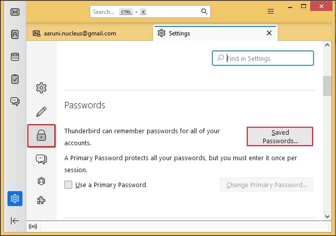 Thunderbird SMTP Error