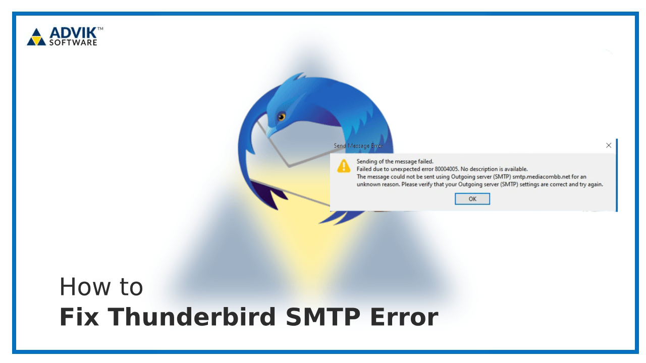 Thunderbird SMTP Error
