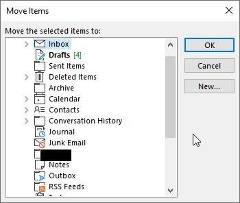 Outlook Folders Disappeared