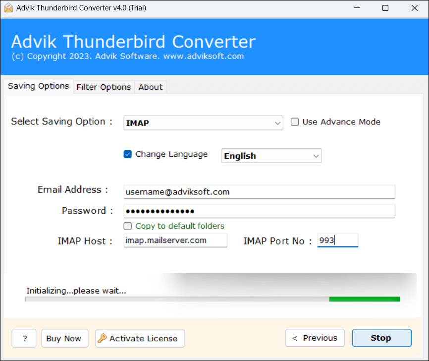 transfer Thunderbird to Zoho Mail