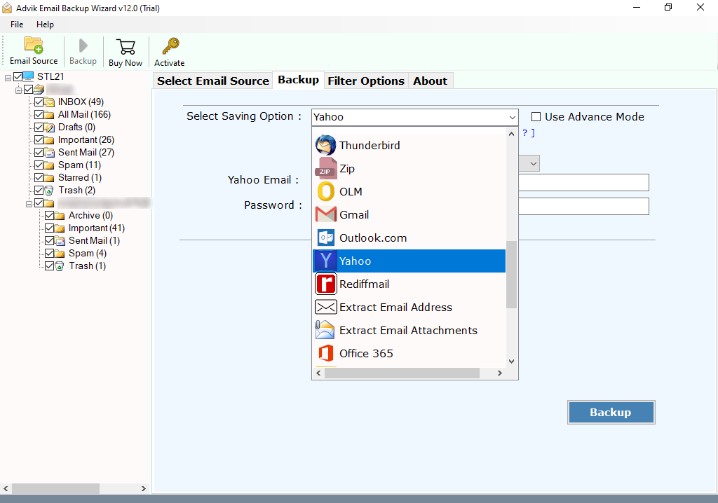 transfer Rogers email to another account