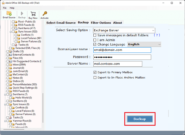 Migrate Office 365 to Exchange Server