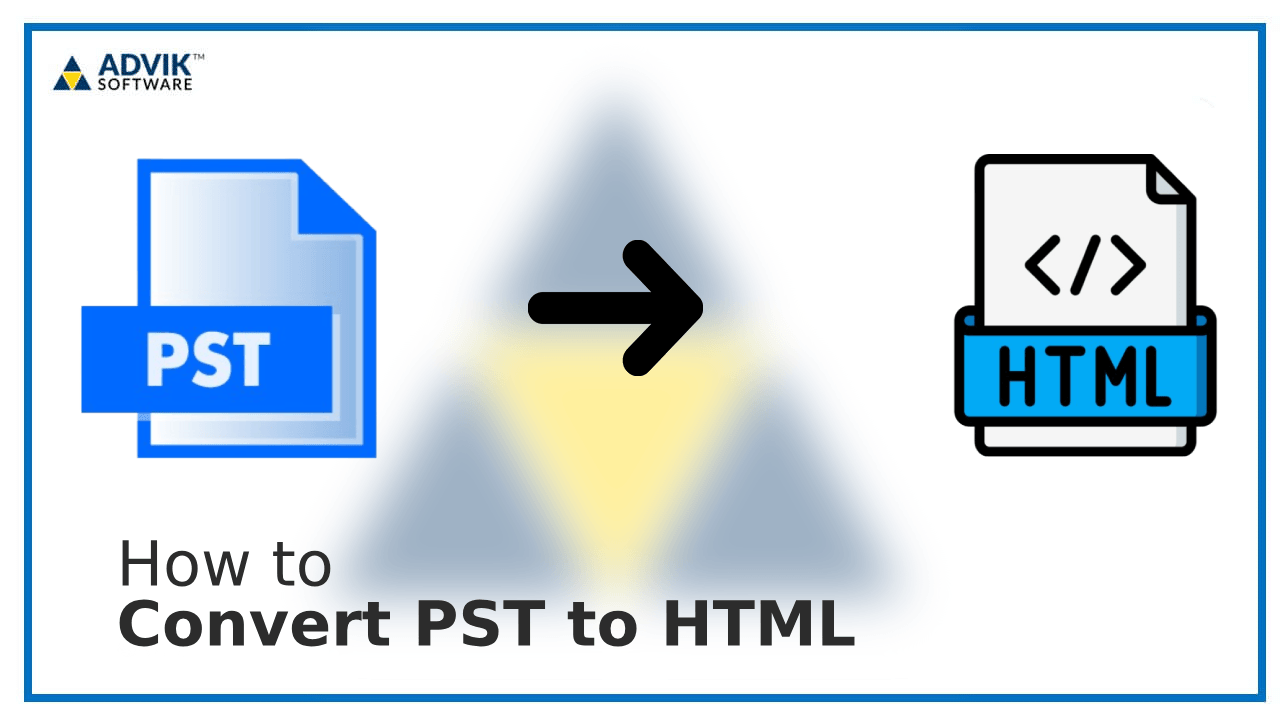 Convert PST to HTML
