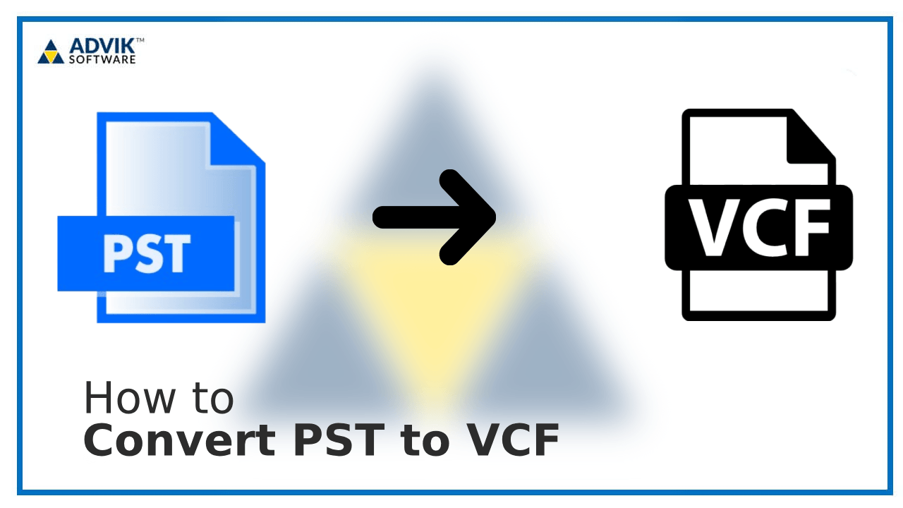 Convert PST to VCF