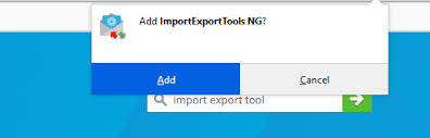 Install the ImportExportTools NG add-on