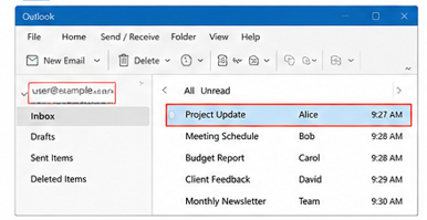 convert mbox in msg