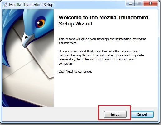 Install Mozilla Thunderbird