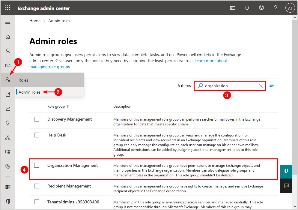 Admin Roles