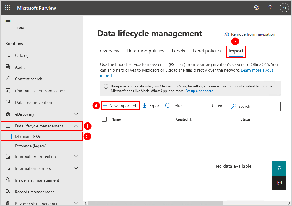 import mbox to office 365