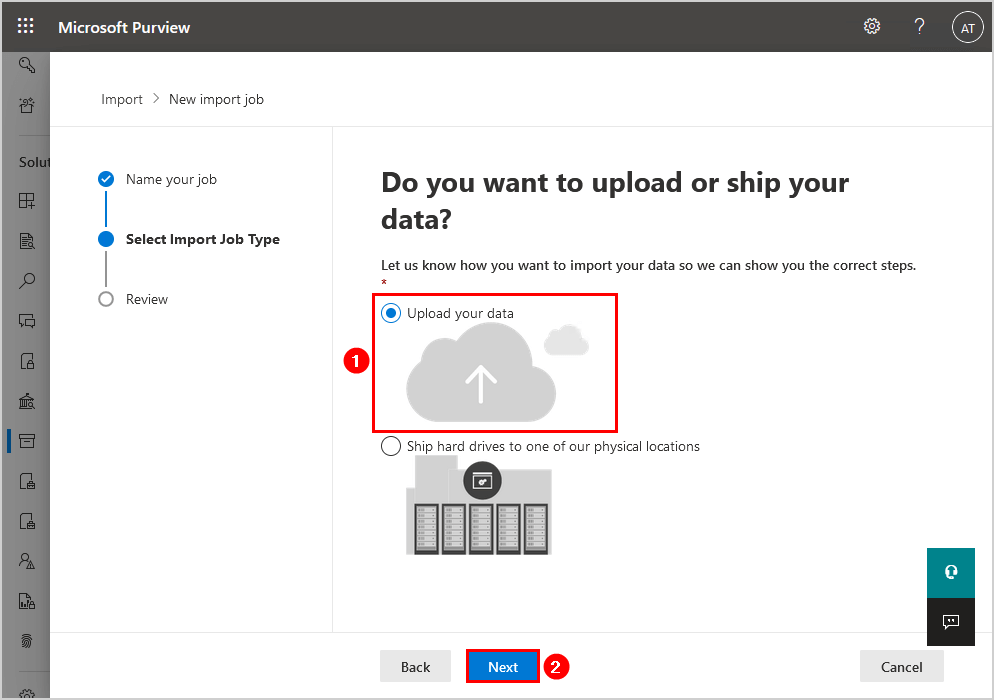 Upload your data