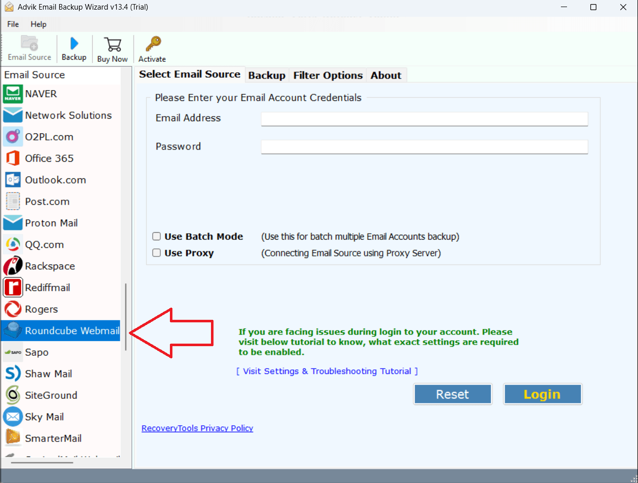 export All Emails from Roundcube