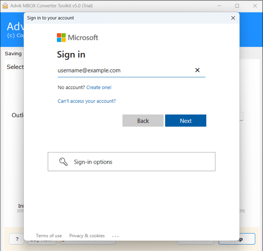 MBOX to Hotmail converter