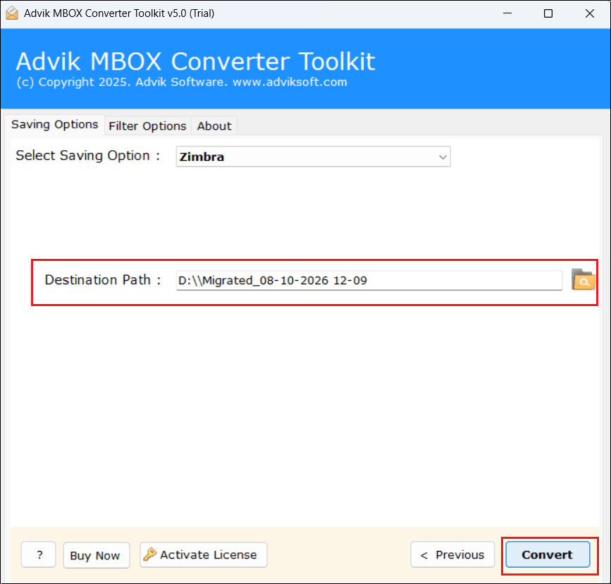 Click the Convert