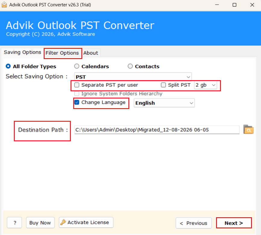 click next to repair pst file without scanpst