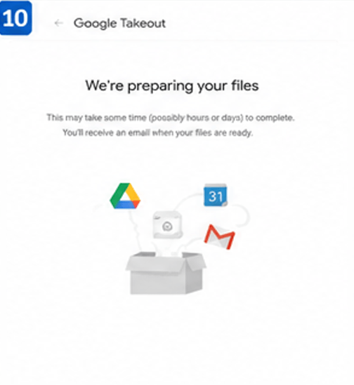 google is preparing to export data