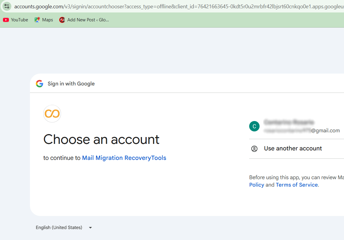 allow permission for OAuth Authentication