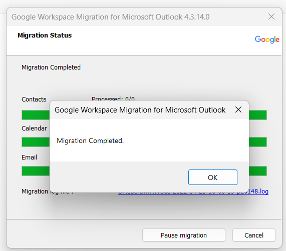 Click OK