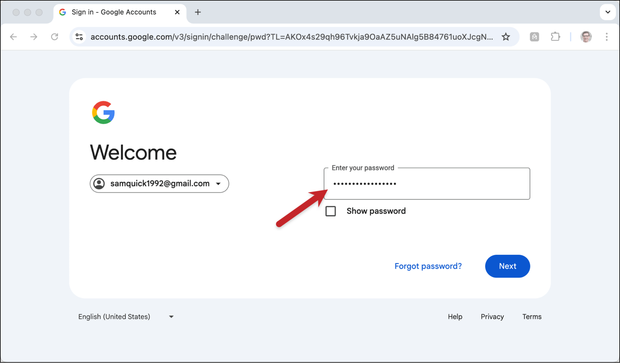 login gmail account