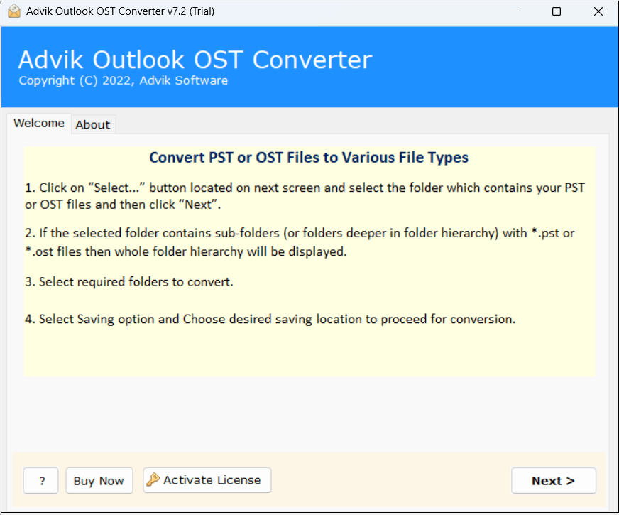 Open OST File in Outlook