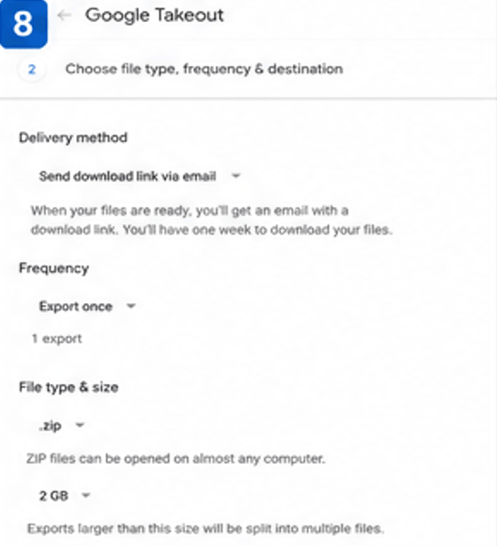 select download type