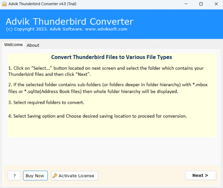 export all emails from thunderbird