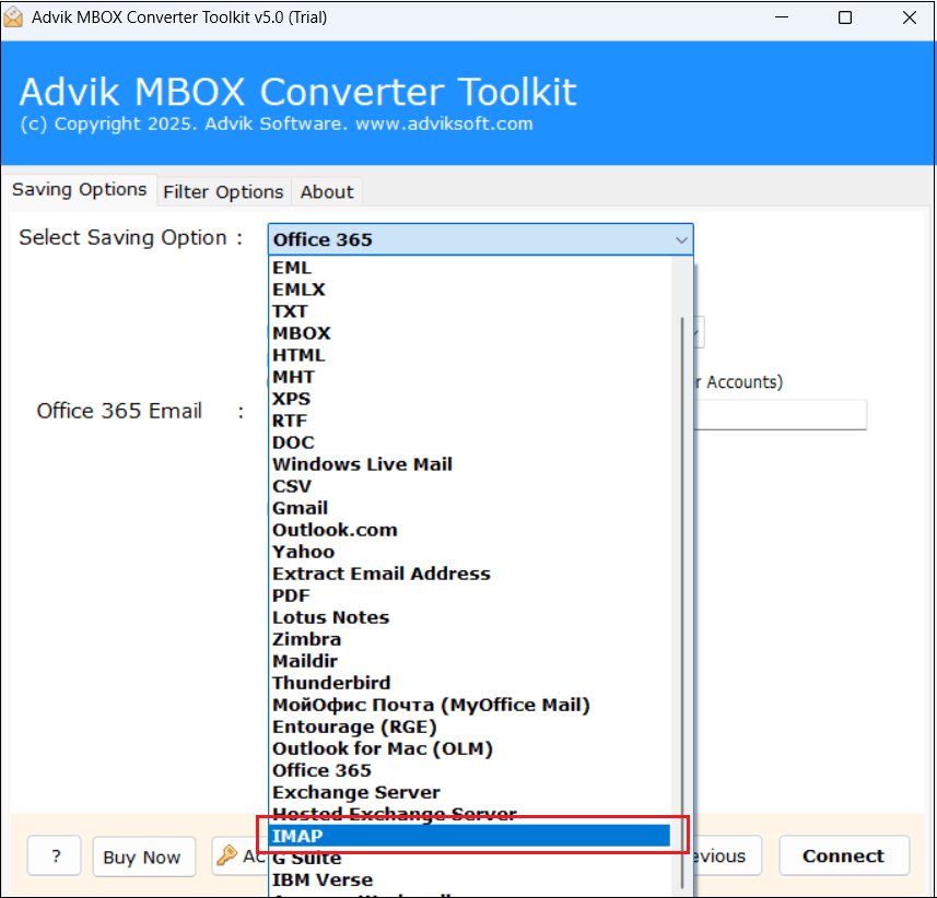 Select IMAP