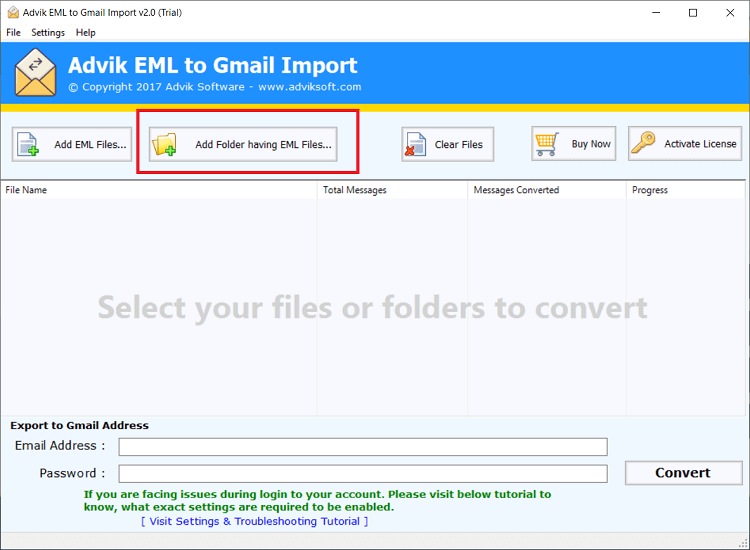 eml gmailインポート