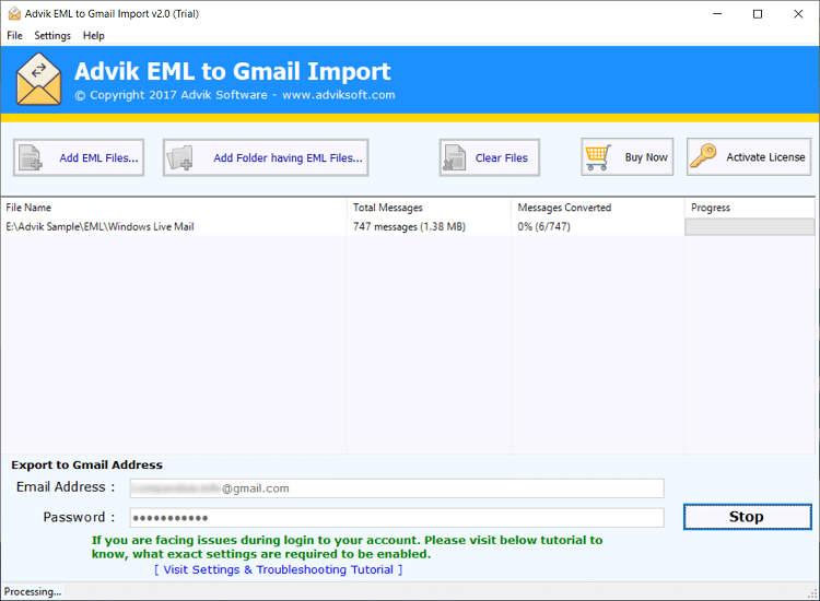 Gmailでemlを開く