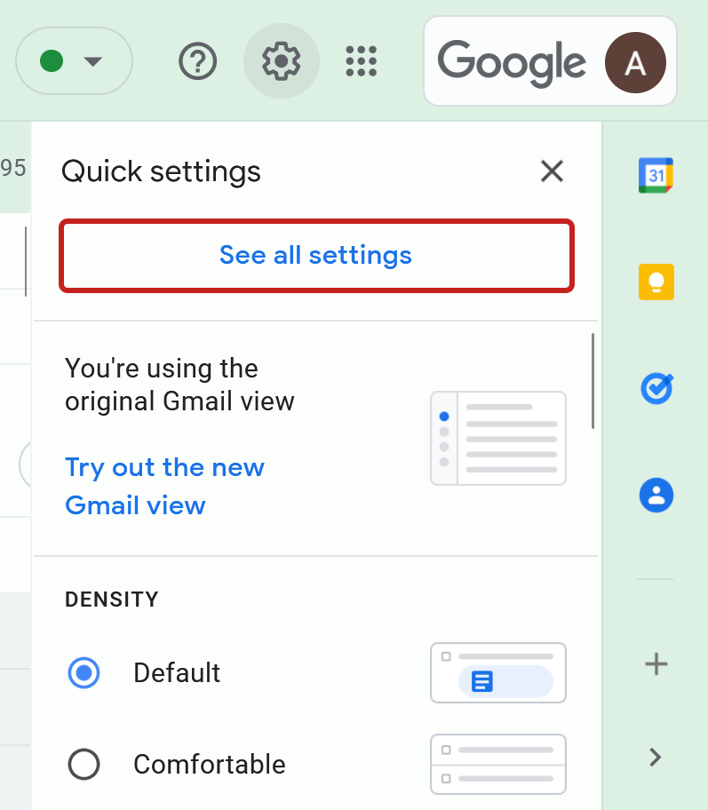 Enable Imap gmail