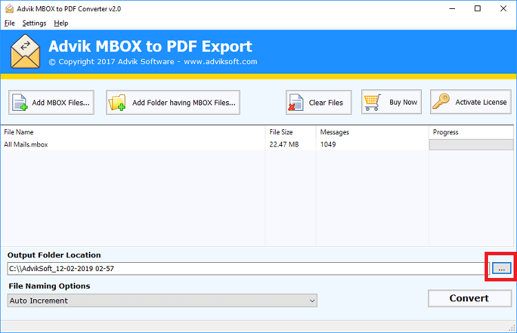 convertir mbox a pdf