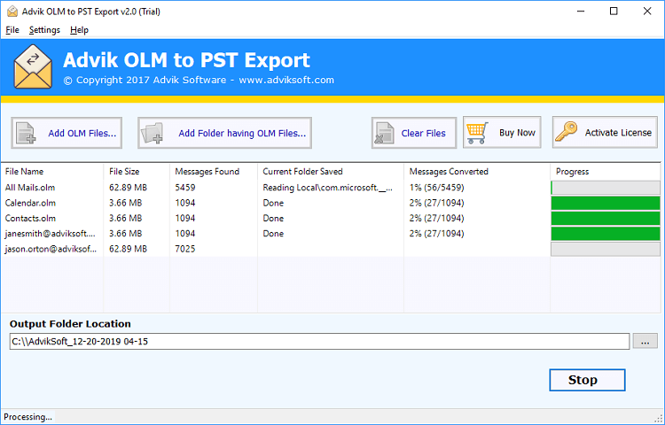 how to convert olm to pst