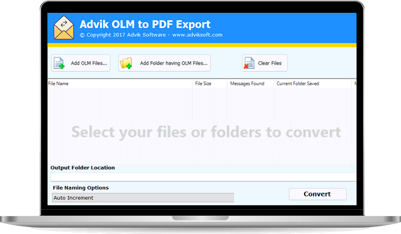 how to convert olm to pdf