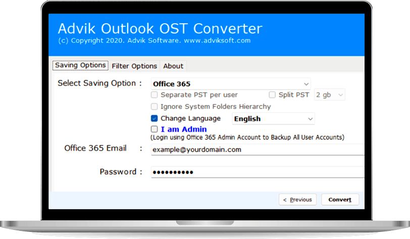 import ost to office 365