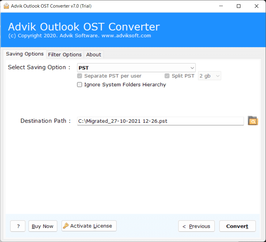 convert ost to pst file