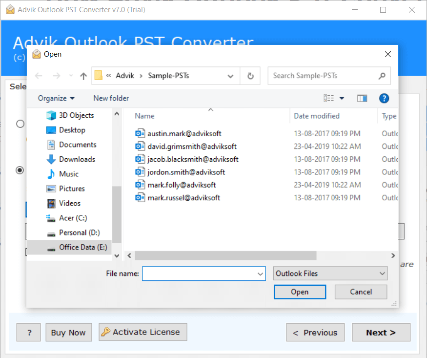 outlook pst password removal tool
