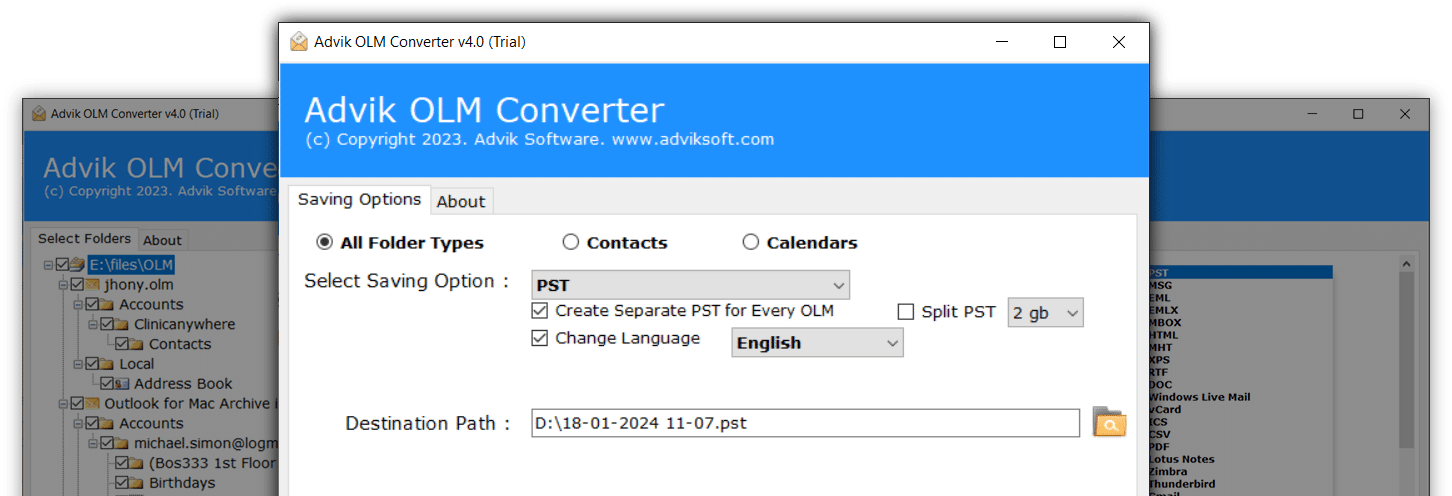 olm to pst converter