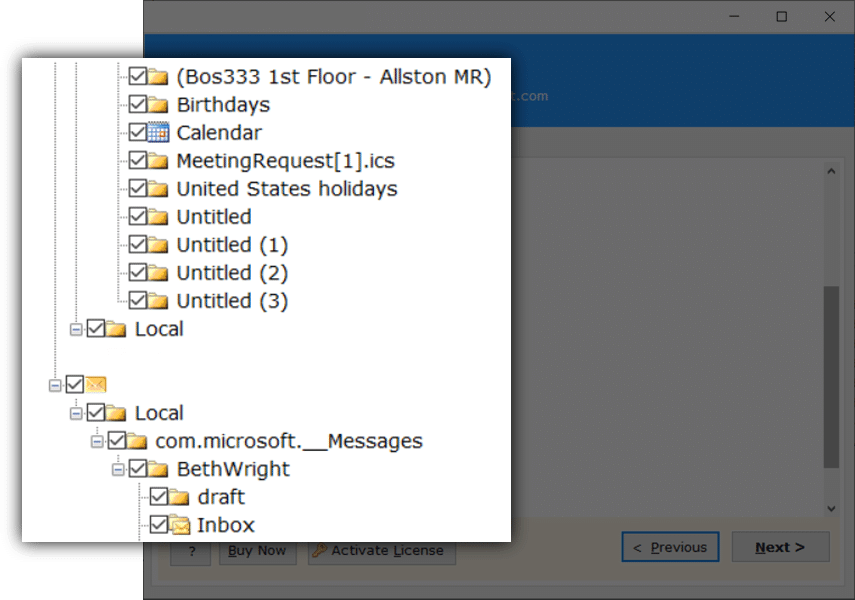 convert MBOX files to pst